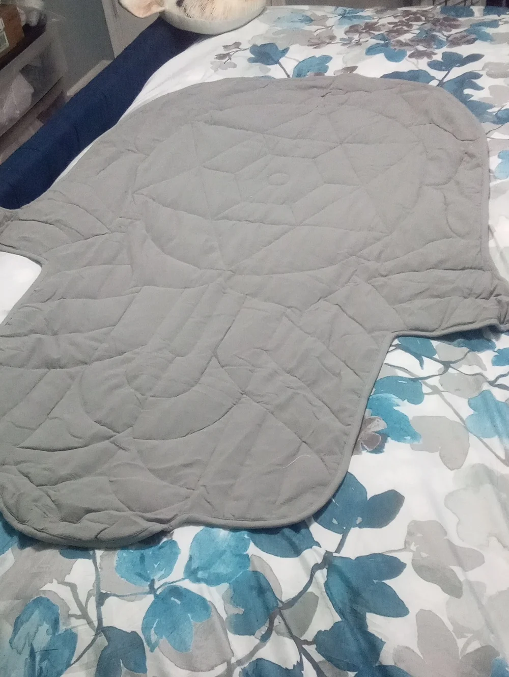Zonli Gray Quilted Weighted Throw Blanket  New In Package OS 5 Poinds